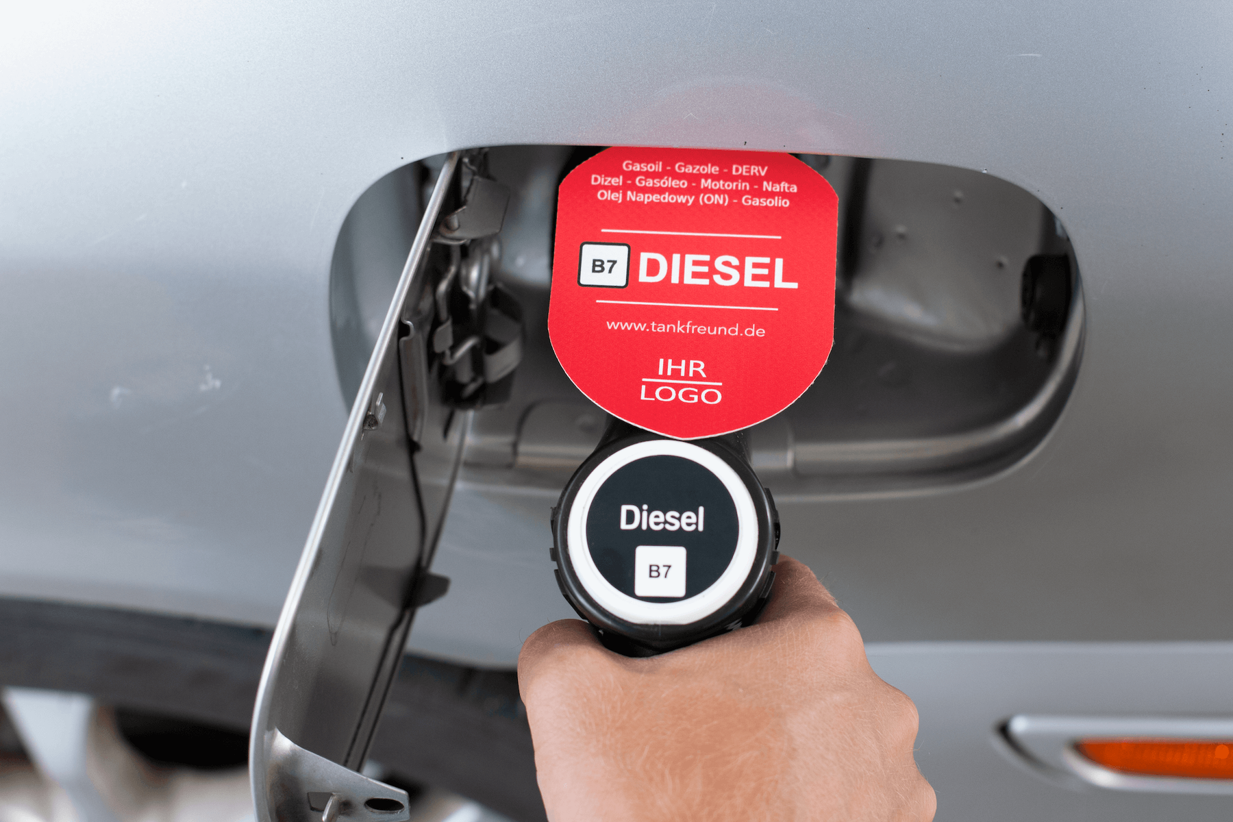 Tankdeckel Aufkleber Diesel Tanken  Schutz vor Falschbetankung – Tankfreund