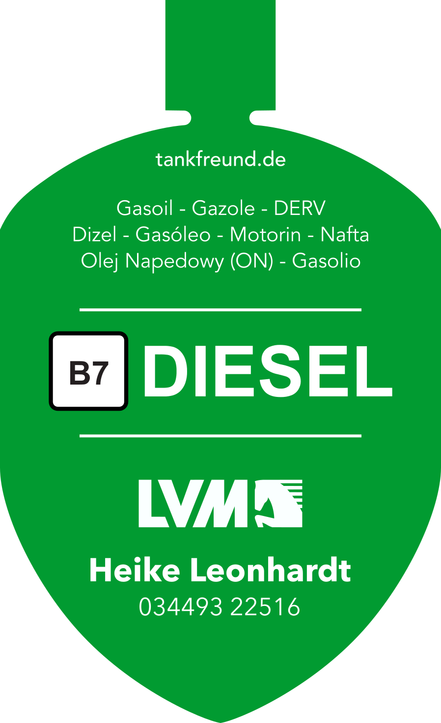 Tankfreund der LVM-Agentur Leonhardt