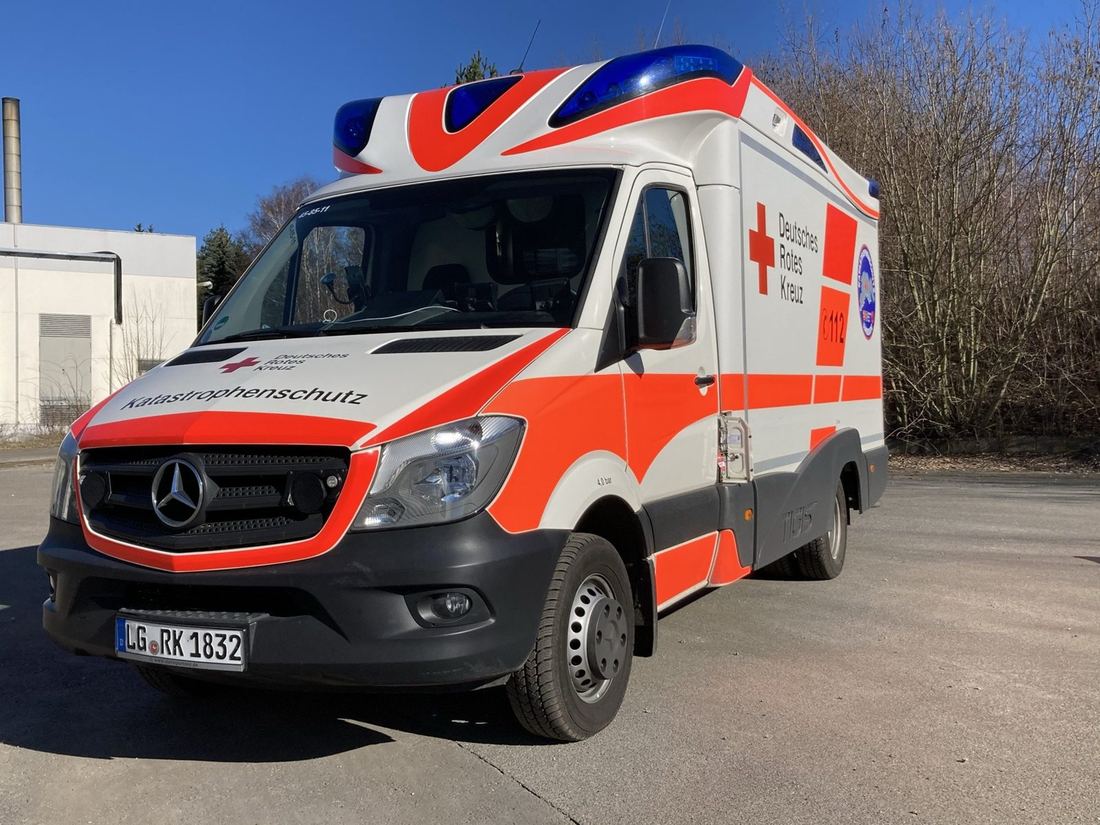 Rettungswagen des DRK-Kreisverbands Lüneburg